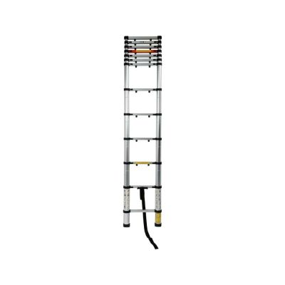 9. VOREL Aluminium-Teleskopleiter 3,8 m 13 Stufen