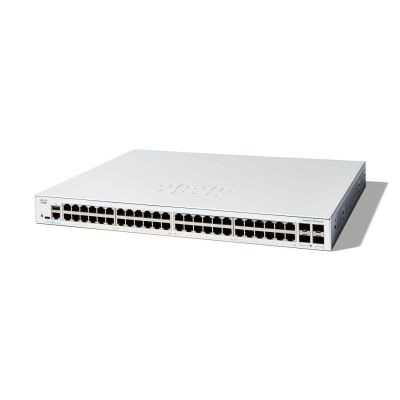 3. Cisco C1300-48T-4G Netzwerk-Switch, Managed, L2/L3, Gigabit Ethernet (10/100/1000), Weiß