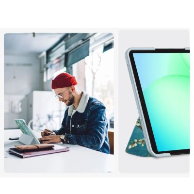 7. TechProtect SmartCase für Samsung Galaxy Tab A9+ / A11+ Plus 11.0 X210 / X215 / X216 / X230 / X235 / X236 – Blau und Weiß