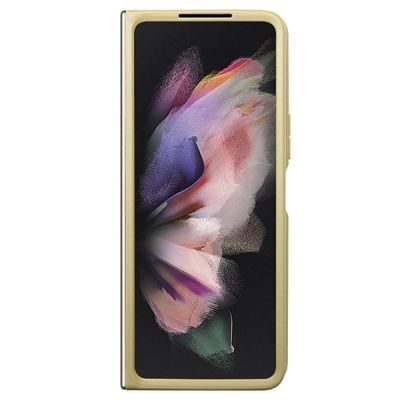 4. Guess Glitter Script Hülle für Samsung Galaxy Z Fold 5 – Gold