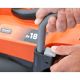 10. Black & Decker BCMW3318L2 Akku für Rasenmäher, schwarz/orange