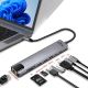 5. MEDIA-TECH HUB USB 8 IN 1 GIGA LAN HUB MT5046