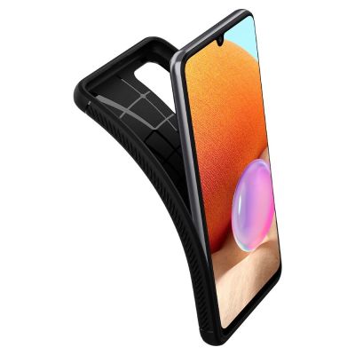 17. Spigen Rugged Armor Hülle für Samsung Galaxy A52 / A52S - Mattschwarz