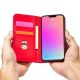 11. Magnet Card Case Hülle für iPhone 14 Plus Flip Cover Wallet Stand rot