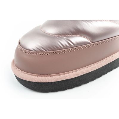 6. D.Franklin Damen Schneestiefel Winter Modische Isolierte Stiefeletten Roségold