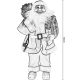 6. DEKORATIVER WEIHNACHTSMANN 60 CM MICA RED