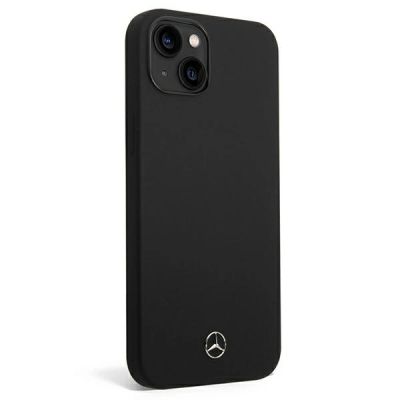3. Mercedes Silicone Line Hülle für iPhone 14 Plus – Schwarz