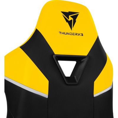 7. ThunderX3 TC5 Air Tech Universal-Gaming-Stuhl, gepolsterter Sitz, Schwarz, Gelb