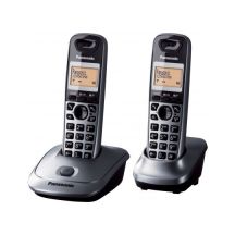 Panasonic KX-TG 2512 Schwarzes Schnurlostelefon