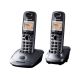 Panasonic KX-TG 2512 Schwarzes Schnurlostelefon