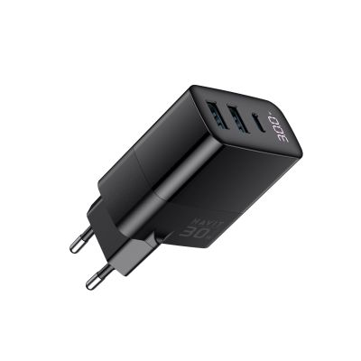 5. Havit USB-A1+USB-A2+USB-C Ladegerät UCLE001 EU