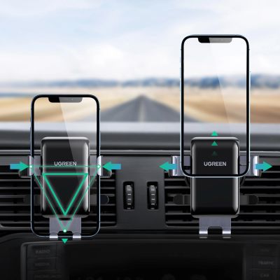 2. Autotelefonhalter - rundes Gitter Ugreen LP274 - grau