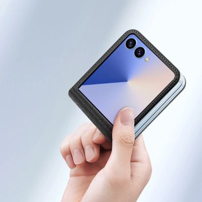 3. Dux Ducis Bril Case für Samsung Galaxy Z Flip 7 - Schwarz