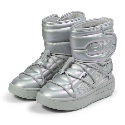 7. Fila Superbubble Boot Winterstiefel Stiefeletten Grau Damen Sport isoliert