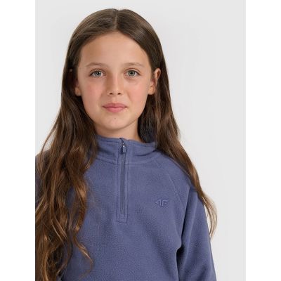 4. Thermounterwäsche aus Fleece für Mädchen (Oberteil) 4F 4FJRAW25UFLEF070-31S