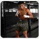 5. Herren-Thaishorts ARMY GREEN V2 COMBATWEAR | DBX Bushido