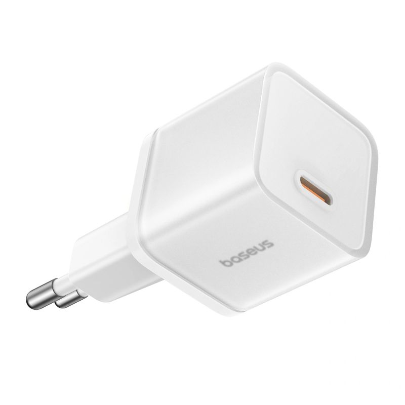 2. Baseus GaN5S 30W EU USB-C Wandladegerät – Weiß