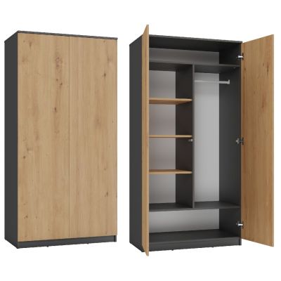 MALWA KLEIDERSCHRANK SD-90 ANT/ART SET