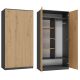 MALWA KLEIDERSCHRANK SD-90 ANT/ART SET