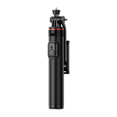 7. Selfie Stick WC1Y2S Teleskopstativ 1,3 m aus Aluminiumlegierung mit Telefonhalter – Schwarz