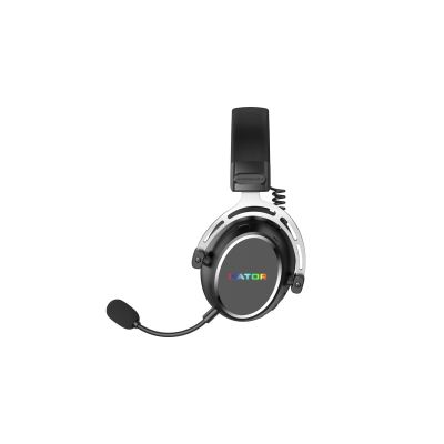 3. HATOR Hypergang 3 Kabelloses Headset mit kabellosem Kopfbügel, Gaming-Anschluss, USB Typ-C / USB Typ-A, Bluetooth, Schwarz