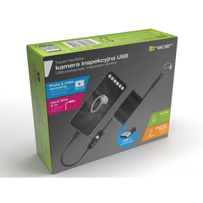 6. TRACER kabelgebundene Endoskopkamera 5 m 7 mm LED USB-C