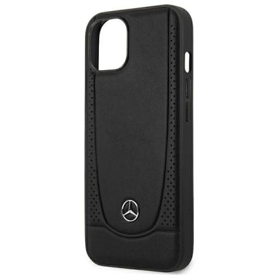 6. Mercedes MEHCP14MARMBK iPhone 14 Plus 6,7 "schwarz / schwarze Hardcase Leder Urban