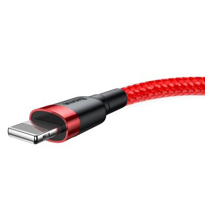 3. Baseus Cafule USB-A / Lightning 1,5A QC 3.0 Kabel 2 m - rot