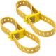 Quanature Befestigungsbänder, 2 Stück, 46 cm, gelb
