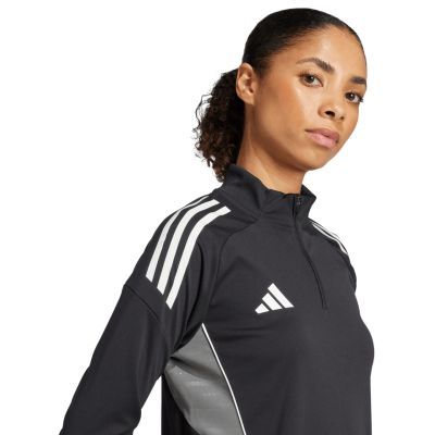12. adidas Tiro 25 Competition Trainingsshirt Damen Sweatshirt Schwarz und Grau JC6273