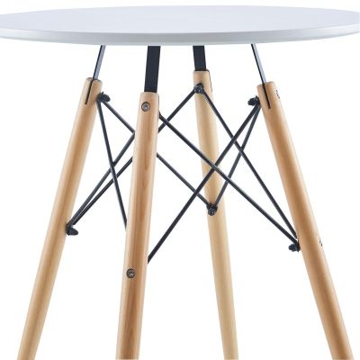 4. MATERA RUNDTISCH WEISS 60x60CM