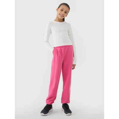 2. Langarm Slim Crop Top Uni Mädchen 4F 4FJWSS25TLONF430-11S