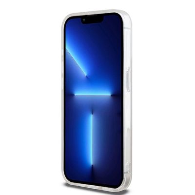 5. DKNY IML Mono & Stripe MagSafe Hülle für iPhone 15 Pro Max – Rosa