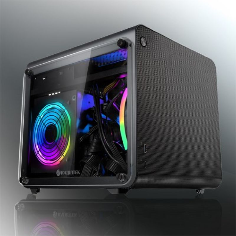 3. RAIJINTEK METIS EVO TGS Mini Tower Schwarz