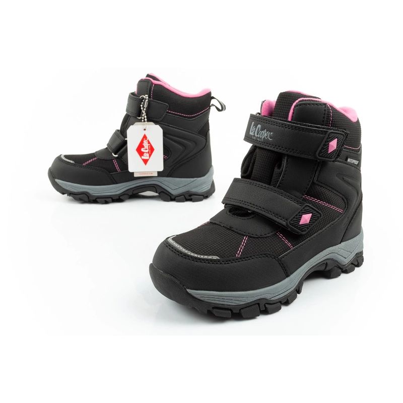 8. Lee Cooper Winterstiefel Kinder Schneestiefel wasserdicht isoliert Schwarz