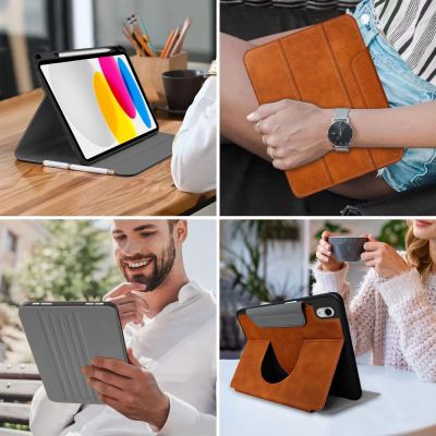 8. Tech-Protect Fleece-Hülle für iPad 10,9" (10/2022) und 11" (11/2025) – Braun