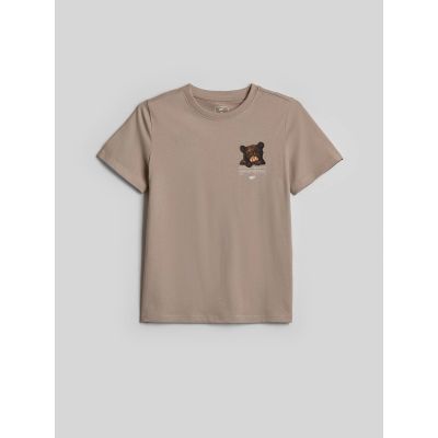 7. Mädchen-T-Shirt mit Aufdruck, regulär, Größe 4F 4FJKAW26TTSHF4424-83S