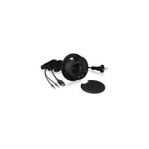 ICY BOX IB-HUB1430 Steckdose Schwarz