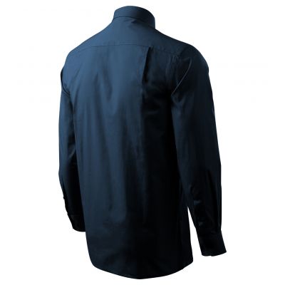 4. Herren Style LS Shirt (Marineblau)