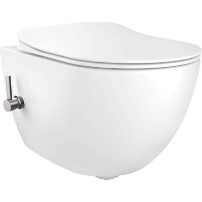 WC-Becken mit Bidetfunktion – mit Mischbatterie
