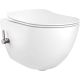 WC-Becken mit Bidetfunktion – mit Mischbatterie