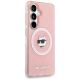 4. Karl Lagerfeld IML Repeated Choupette MagSafe Hülle für Samsung Galaxy S26 Plus - Pink