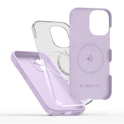 4. Tech-Protect Silikon MagSafe Hülle für iPhone 17 - Lila