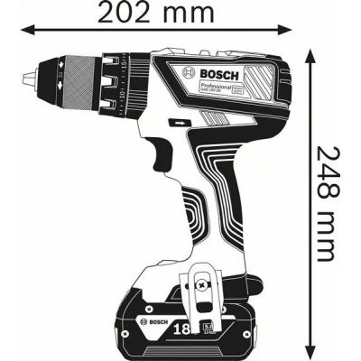 2. Bosch Akku-Bohrschrauber 12 V Li-Ion 1300 U/min Schwarz, Blau, Rot