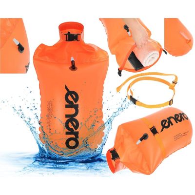 15. Aufblasbare Rettungsboje mit Trockentasche 2-in-1 ENERO 69 x 37,5 cm