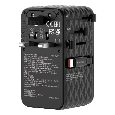 4. Verbatim Charge 'n' Travel 70W 2C Ladegerät