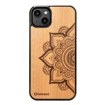 Bewood Mandala Apple Tree Holzhülle für iPhone 14 Plus – Hellbraun