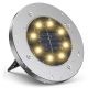 4. Solarlampe mit 8 SMD-LEDs zur Erdung, 4er-Set