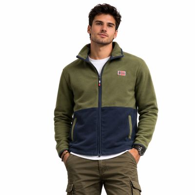 5. Geographical Norway Herren Fleece Touki Fz Kaki Db Men 233 kaki (WZ6702H/GN-Kaki)
