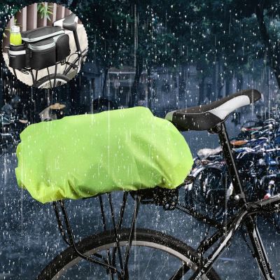 3. Wozinsky Universal-Regenschutz mit Gummizug für Fahrradtaschen-Rucksack grün (WBB5YW)